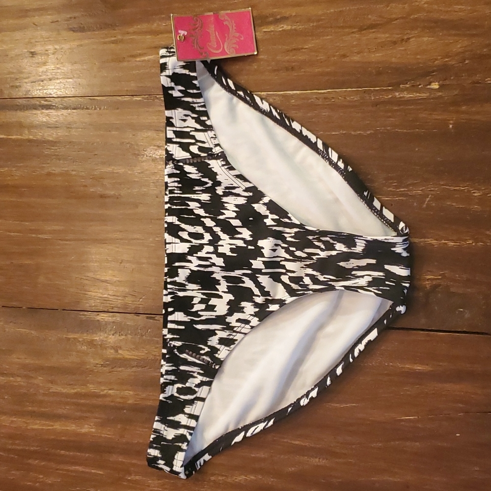 Candies Black and White Bikini Bottoms